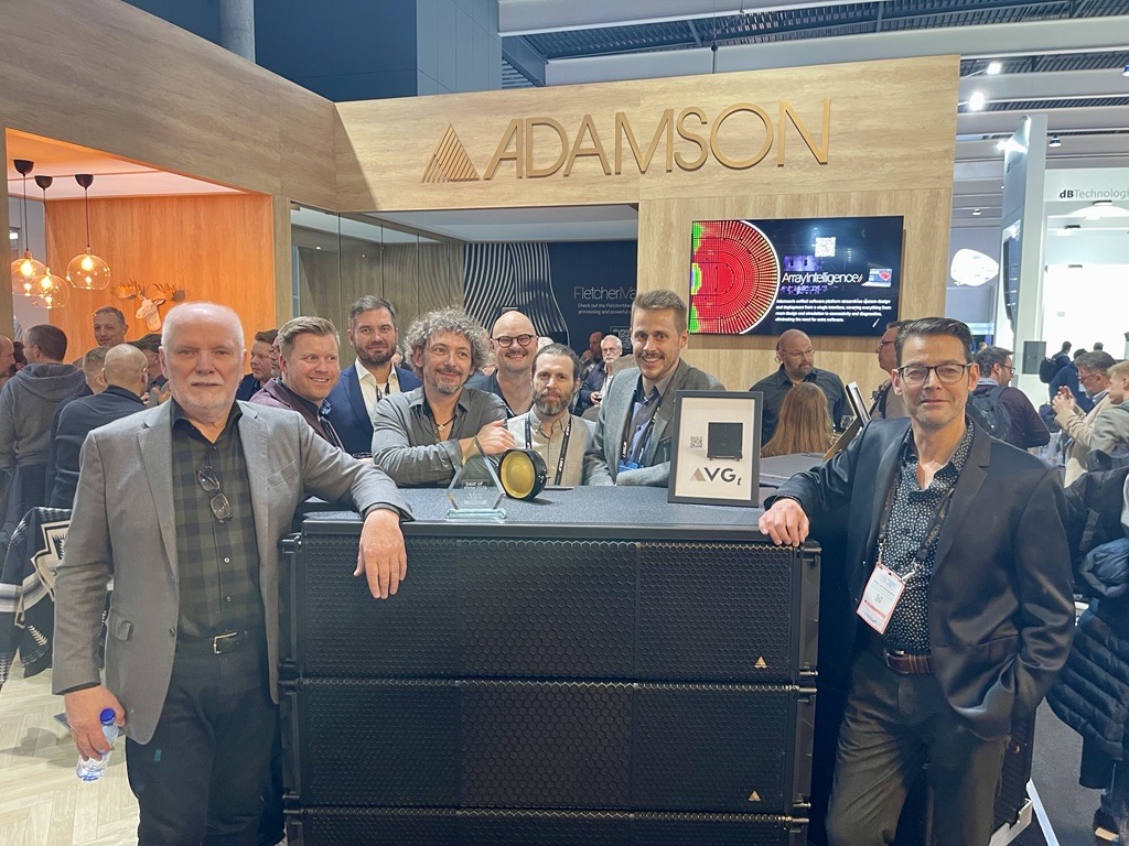 Adamson's VGt Shines at ISE 2025:  Best of Show Award in AVTechnology Category