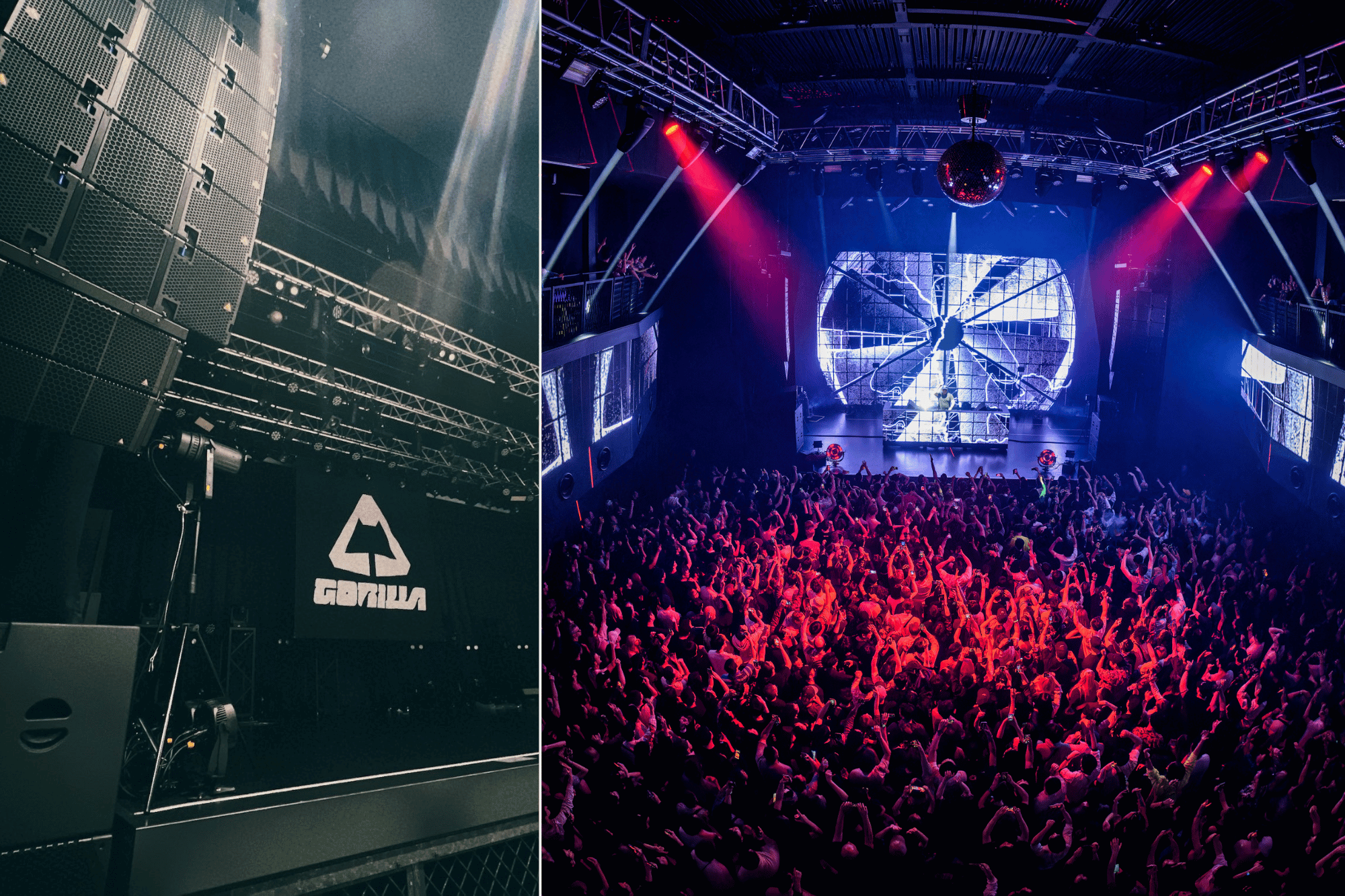 Pictures from 2 clubs in Japan with Adamson sound systems - Gorilla Hall and ZEROTOKYO